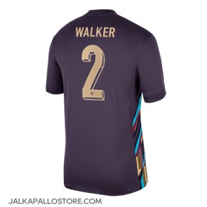 Englanti Kyle Walker #2 Vieraspaita EM-Kisat 2024 Lyhythihainen